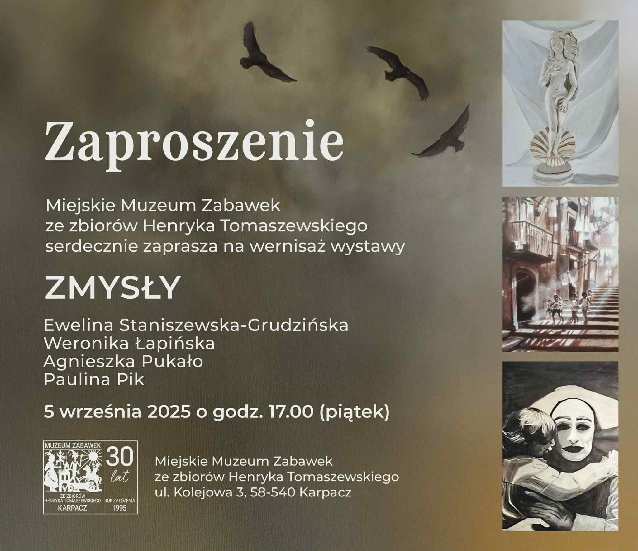 Zapraszamy na wystawę ‘Zmysły’ w Miejskim Muzeum Zabawek